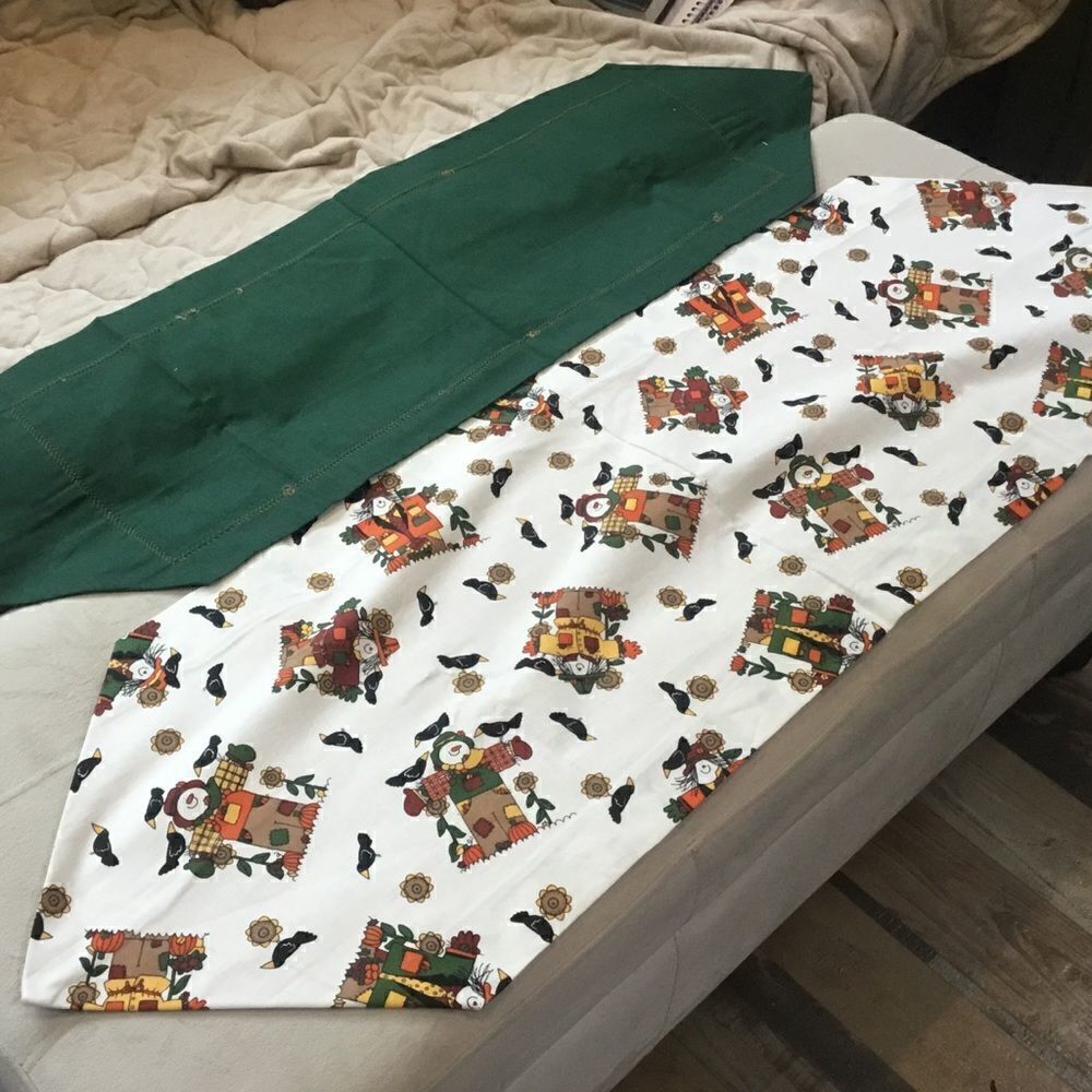 NWT Hand Crafted Set of 2 Fall Runners - Picture 6 of 9